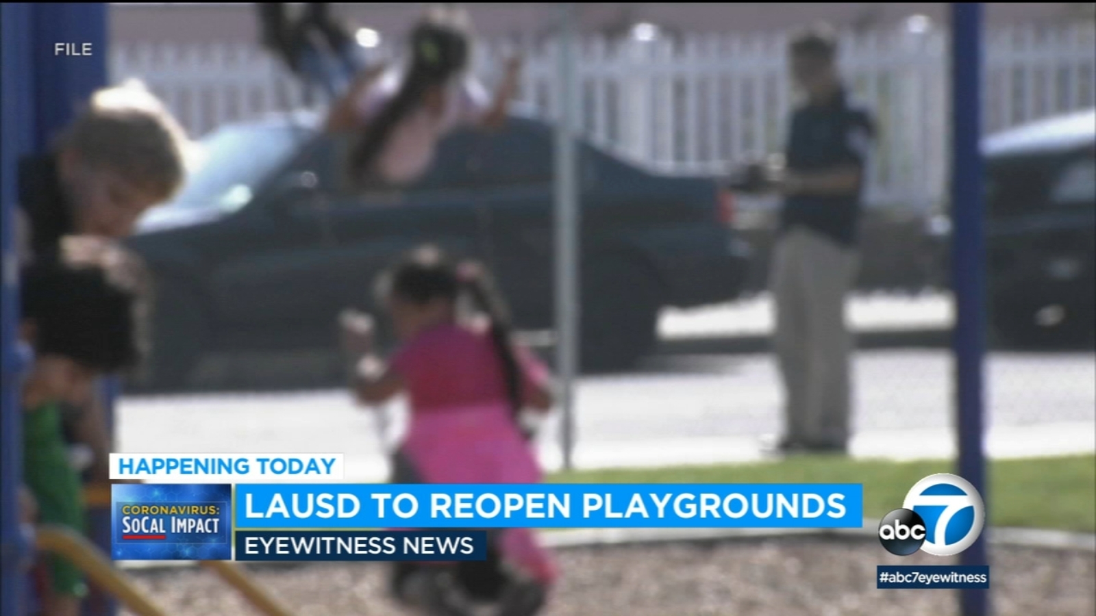 LAUSD playgrounds set to reopen today; LA Public Library to offer