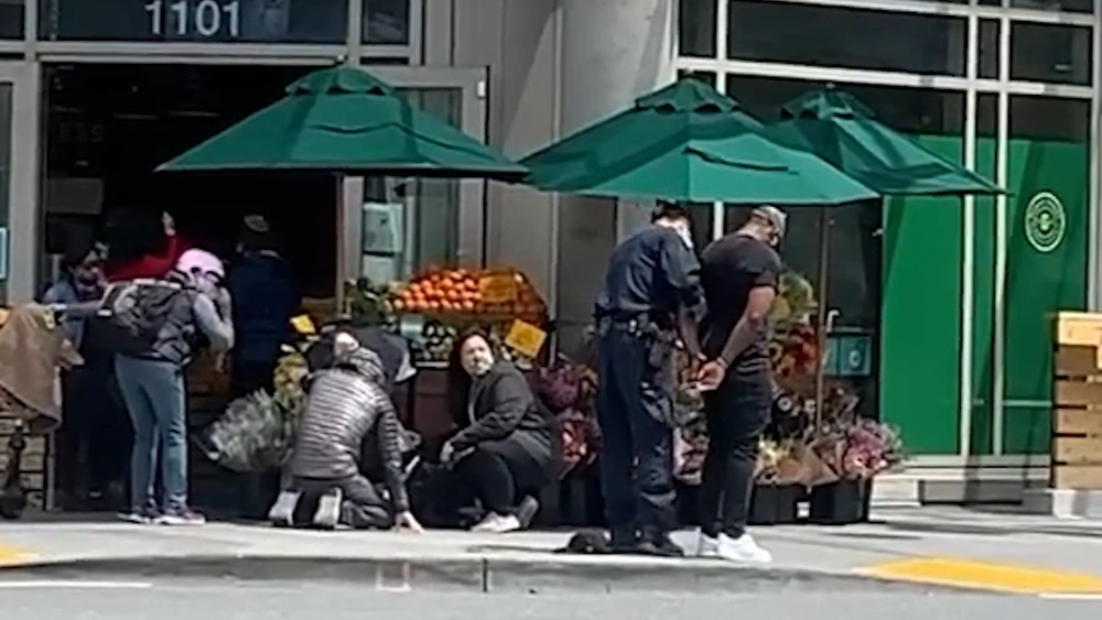 EXCLUSIVE: Asian father with baby attacked at SF grocery store