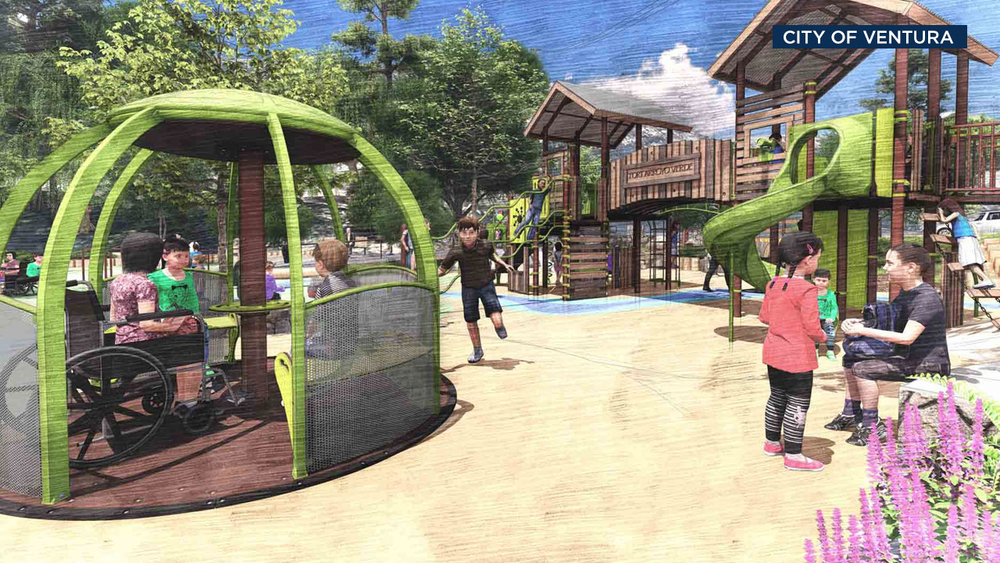 The city of Ventura is building its first fully inclusive play area, designed for children of all abilities.