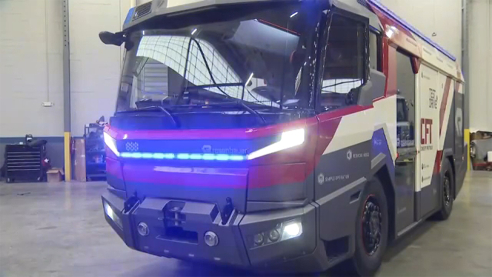 Fire truck of the future makes debut on Long Island