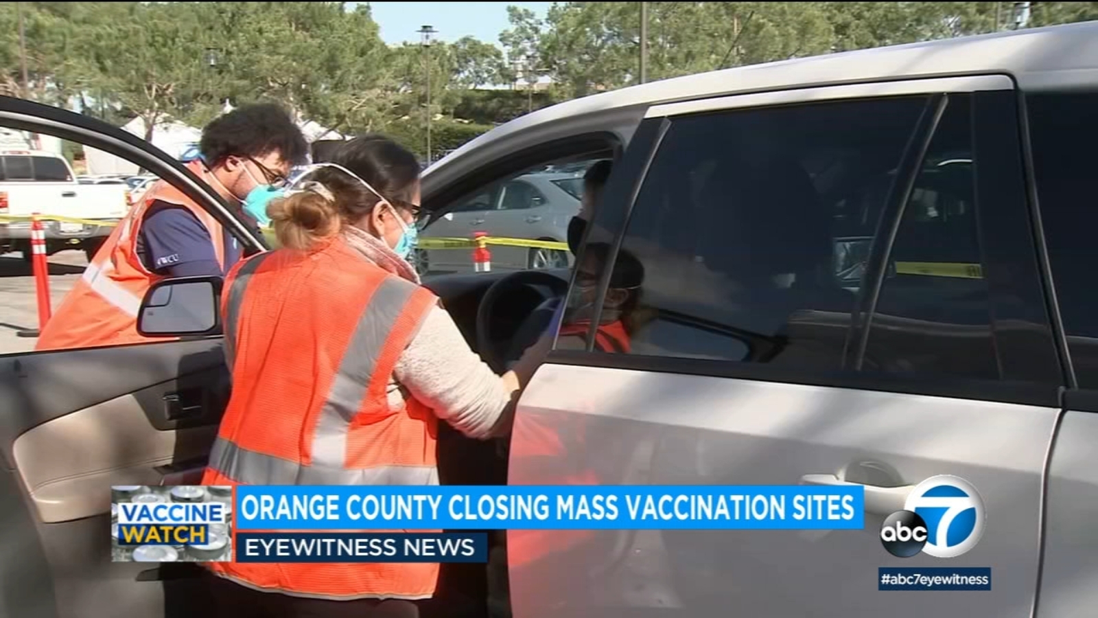Orange County to close COVID19 mass vaccine sites due to lack of