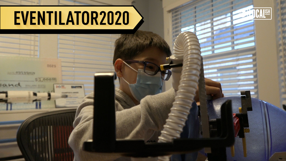 7th grader makes ventilator out of Legos 