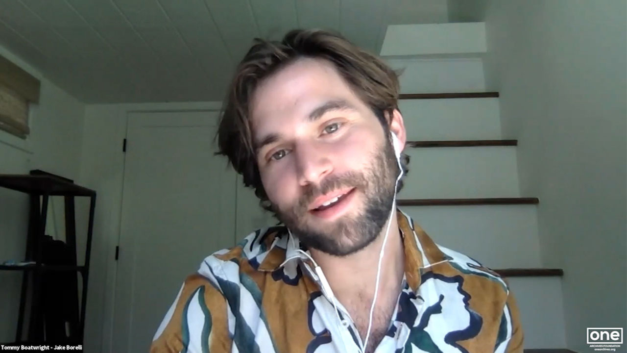 Jake Borelli is proud of his role in the virtual reading of "The Normal Heart."