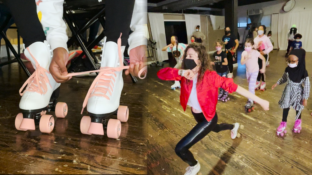 Learn how to bust a move on roller skates