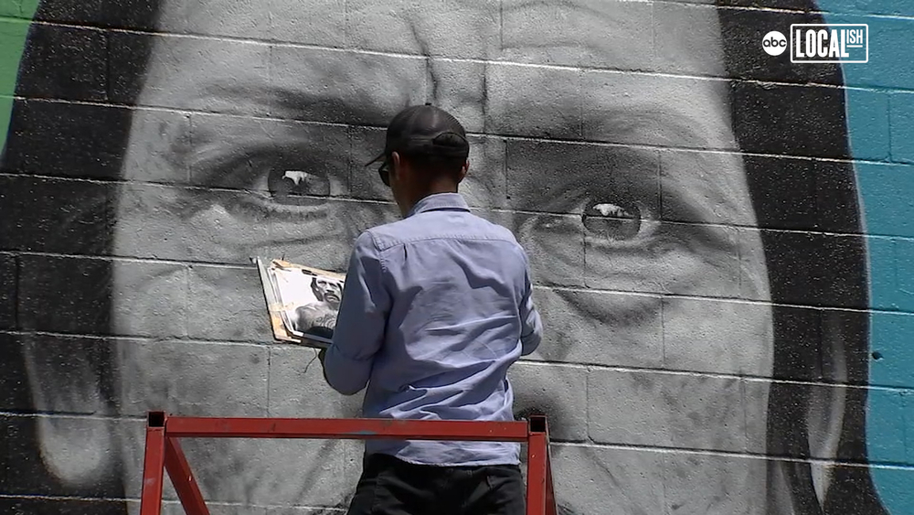 Trejo mural gets a touch up