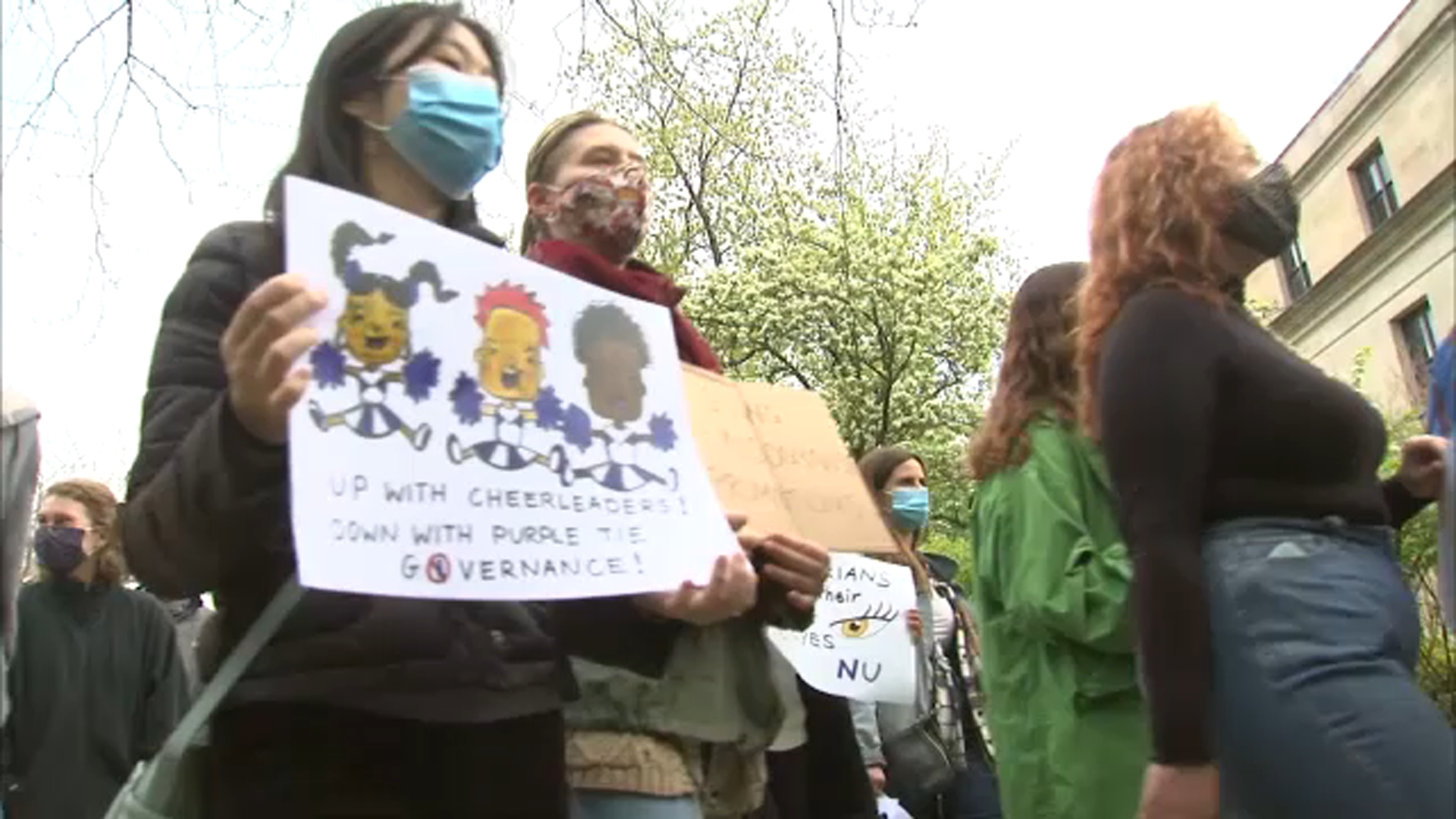 Protests, march over hiring of new Northwestern University Athletic Director Mike Polisky