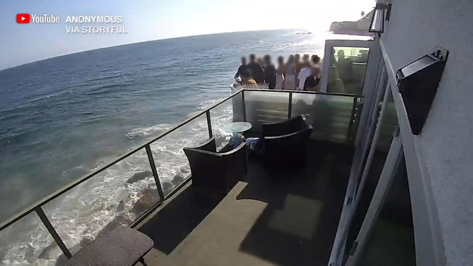 Malibu balcony collapse Video shows moment crowded structure falls