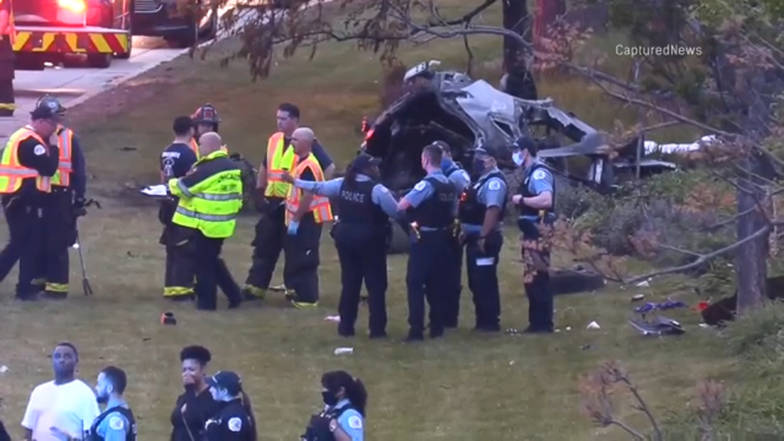 Lake Shore Drive south of 31st Street closed after serious crash, car ...