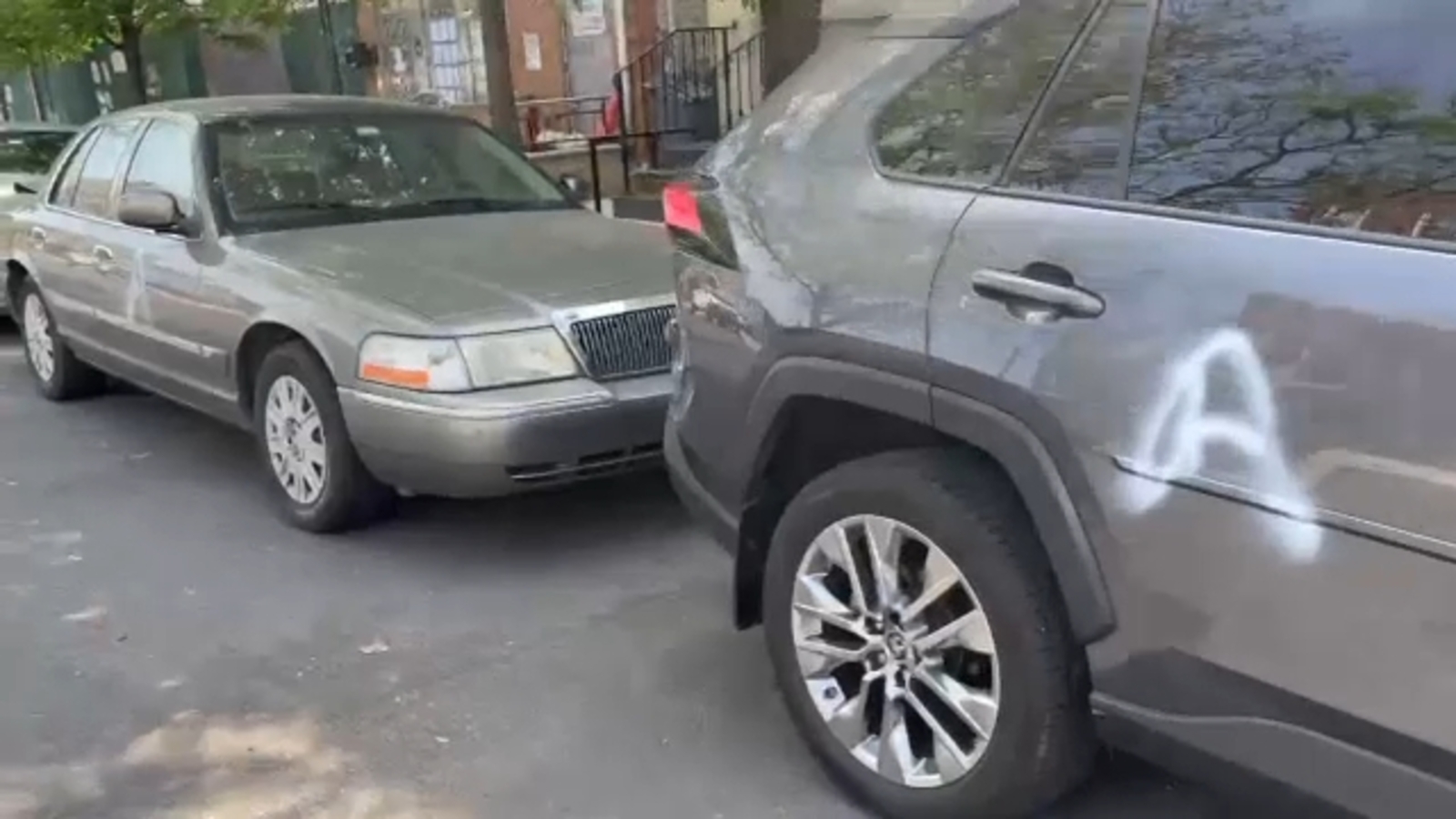 Cars vandalized in Queens ABC7 New York