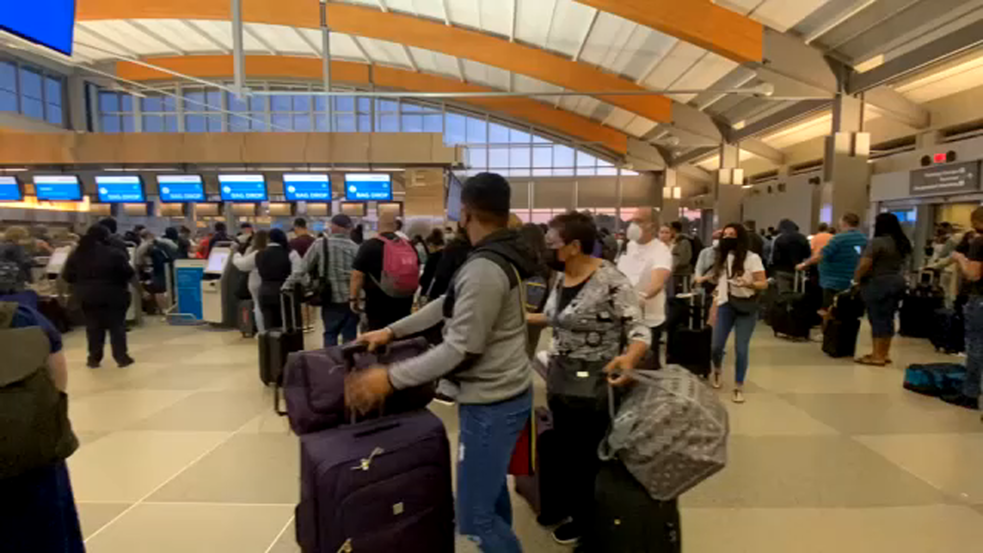 System outage caused long lines at multiple airports