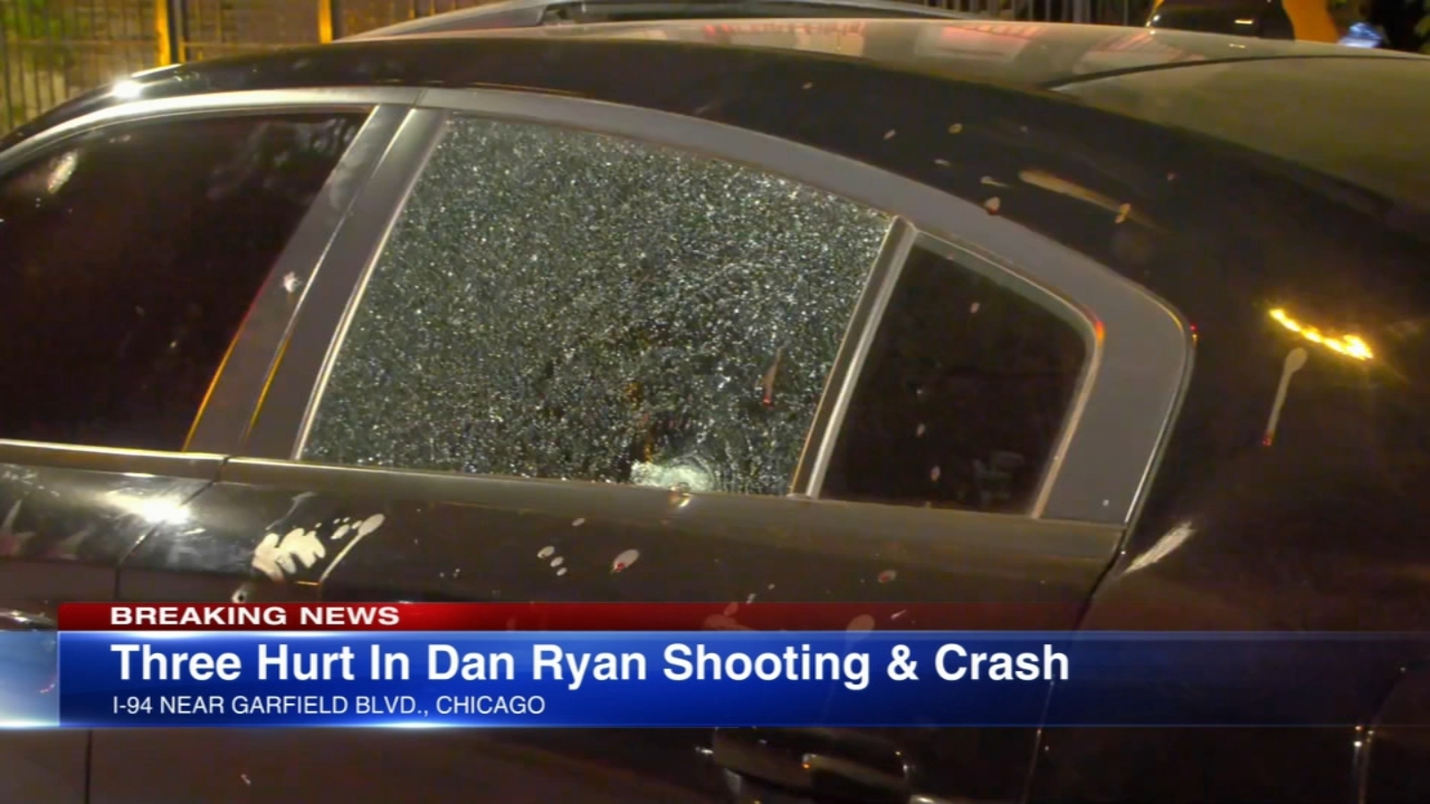 Dan Ryan Expressway Shooting Crash Leaves 3 Injured In Chicago Near Garfield Boulevard Abc7 Chicago