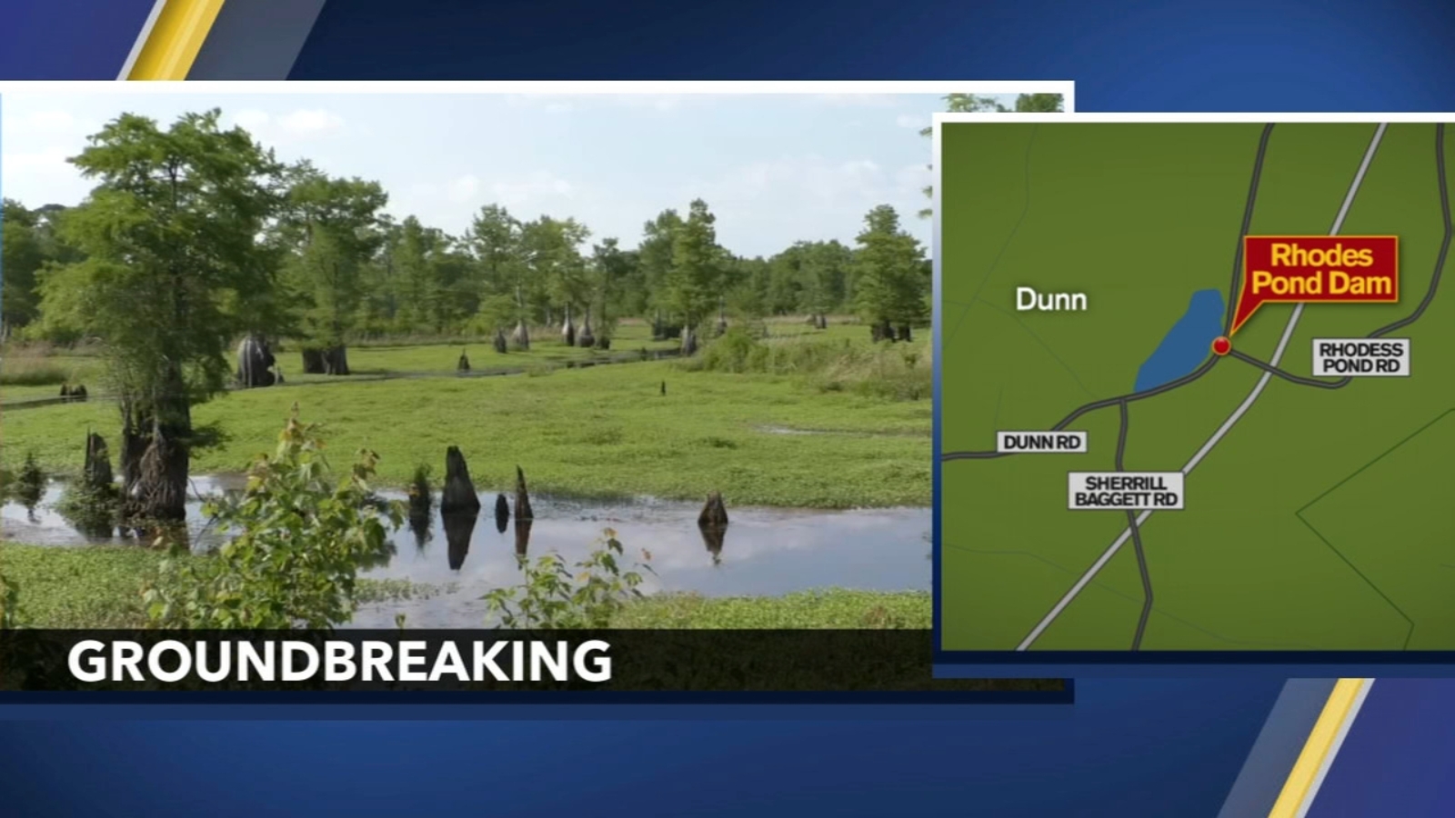 Rhodes Pond Godwin ceremony held as construction begins to restore