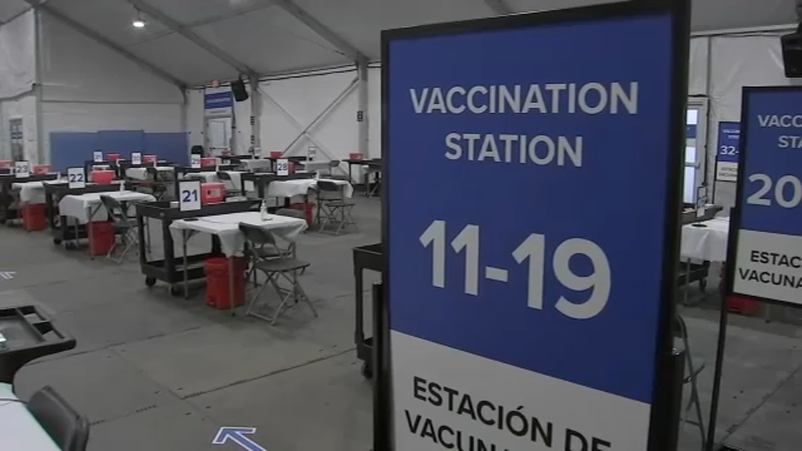 Chicago Reopens United Center vaccination site slows down as