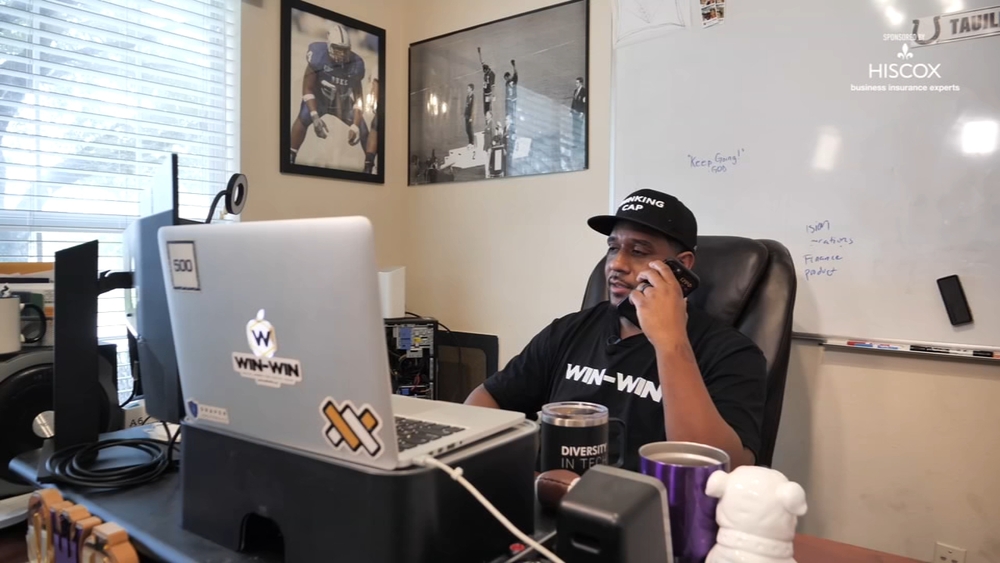 Former NFL player goes from tackles to tech mogul