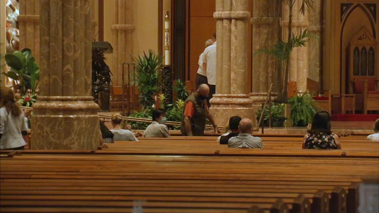 First Sunday mass since new mask rules announced