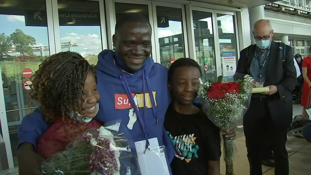 Refugee family from Congo reunites in Chicago