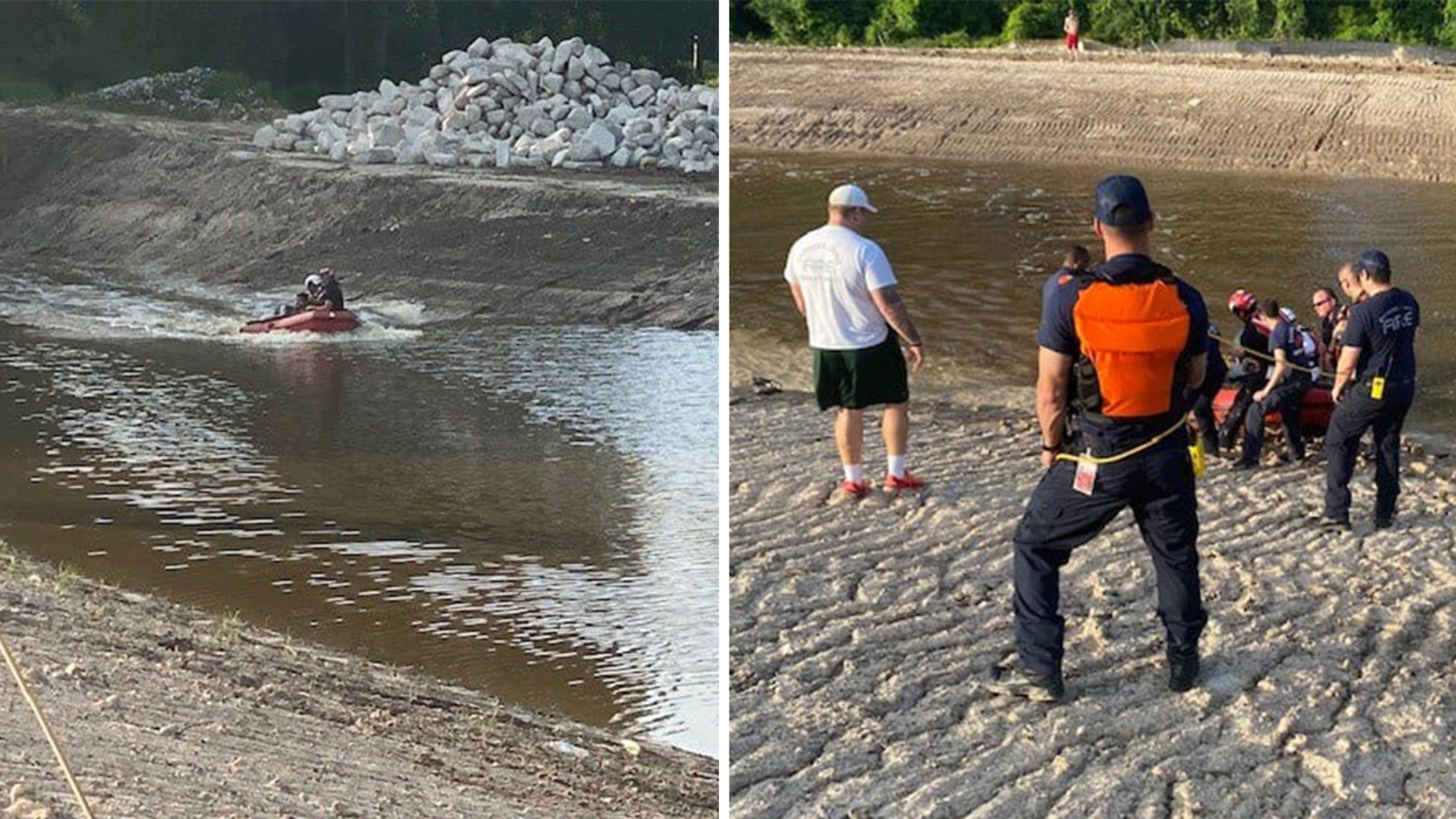 Deputies rescue teenage boy from swift-moving Little Cypress Creek 1 Deputies rescue teenage boy from swift-moving Little Cypress Creek