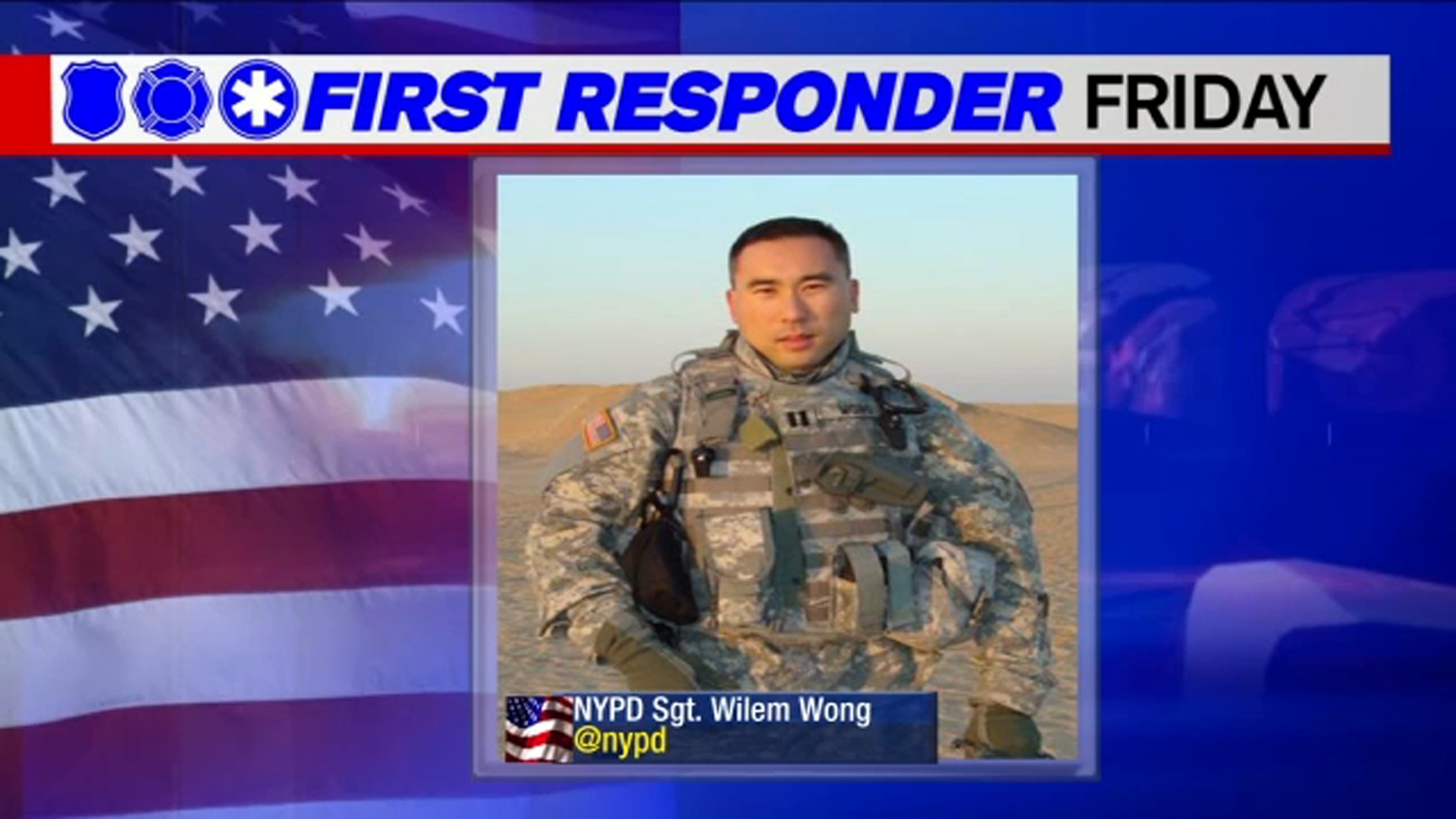 First Responder Friday honors NYPD Sgt. Wilem Wong