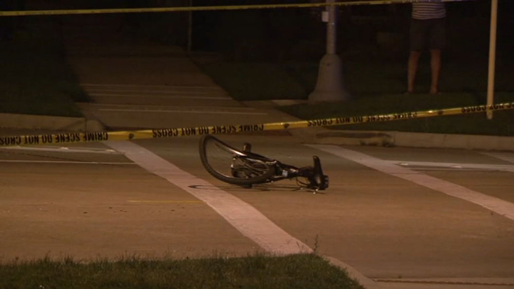 Woman cyclist hit and killed while crossing intersection