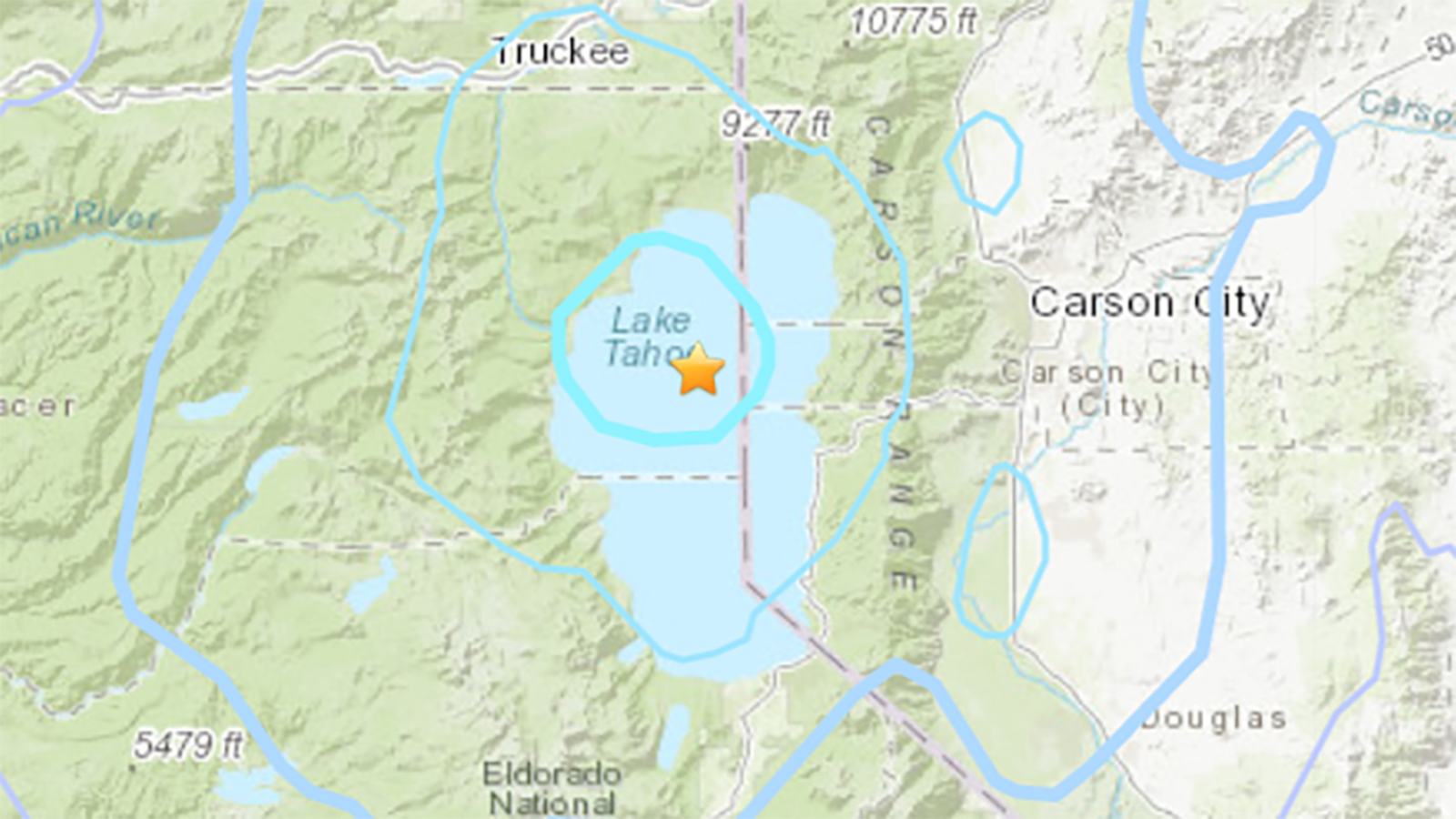 4.1 magnitude earthquake rattles Lake Tahoe area ABC7 San Francisco