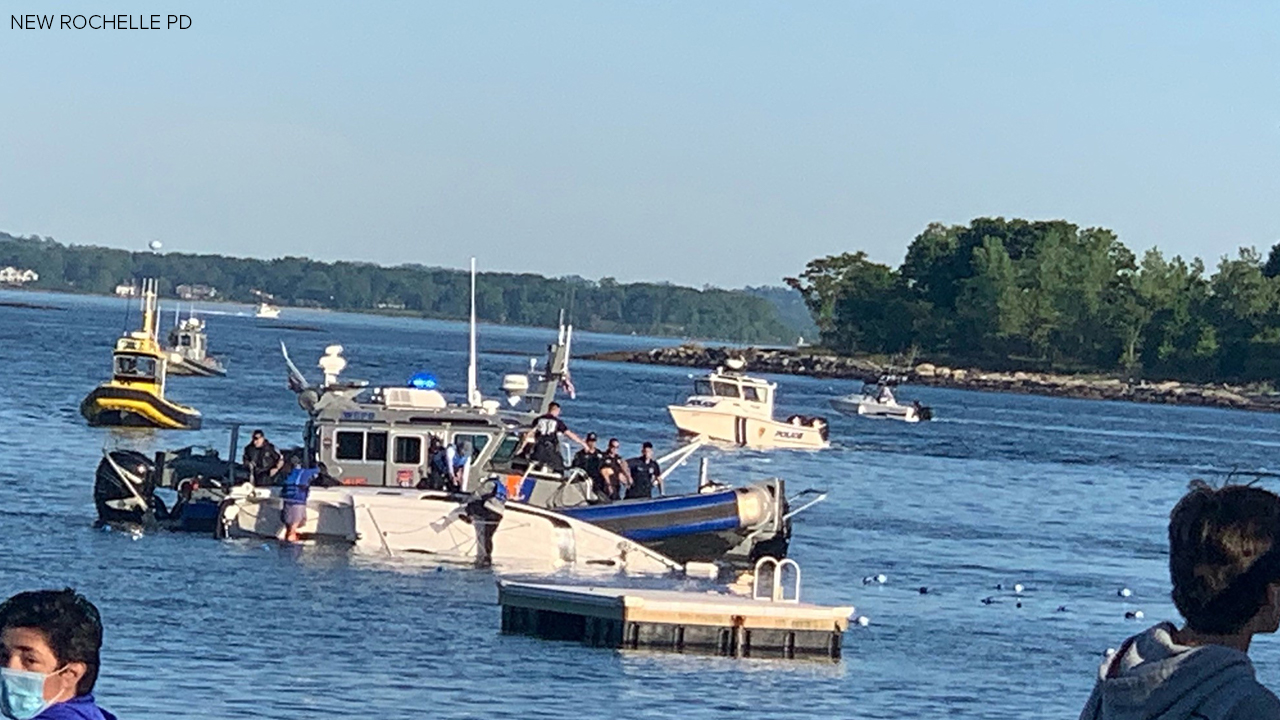 3 rescued from sailboat in Long Island sound, 4th swims to safety