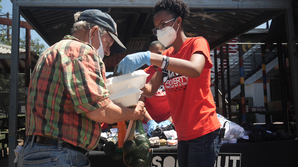 Teen on a mission to 'sock out' poverty!