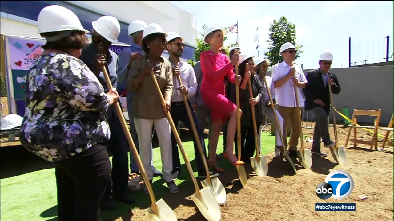 Groundbreaking ceremony held in WeHo for 'Stories: The AIDS Monument'