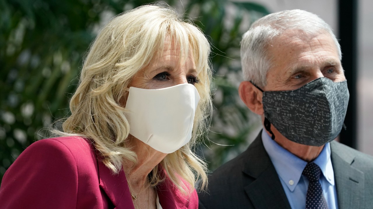 Jill Biden, Dr. Fauci visit vaccination site at Harlem church