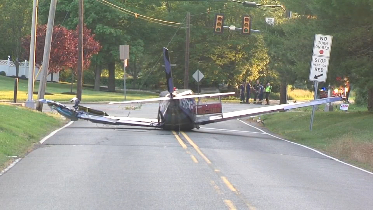 Pilot injured after making emergency landing in, NJ