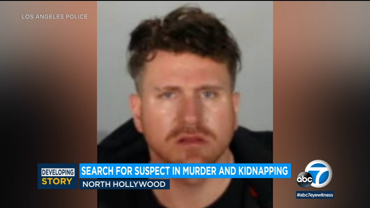 Suspect sought in North Hollywood homicide, kidnapping
