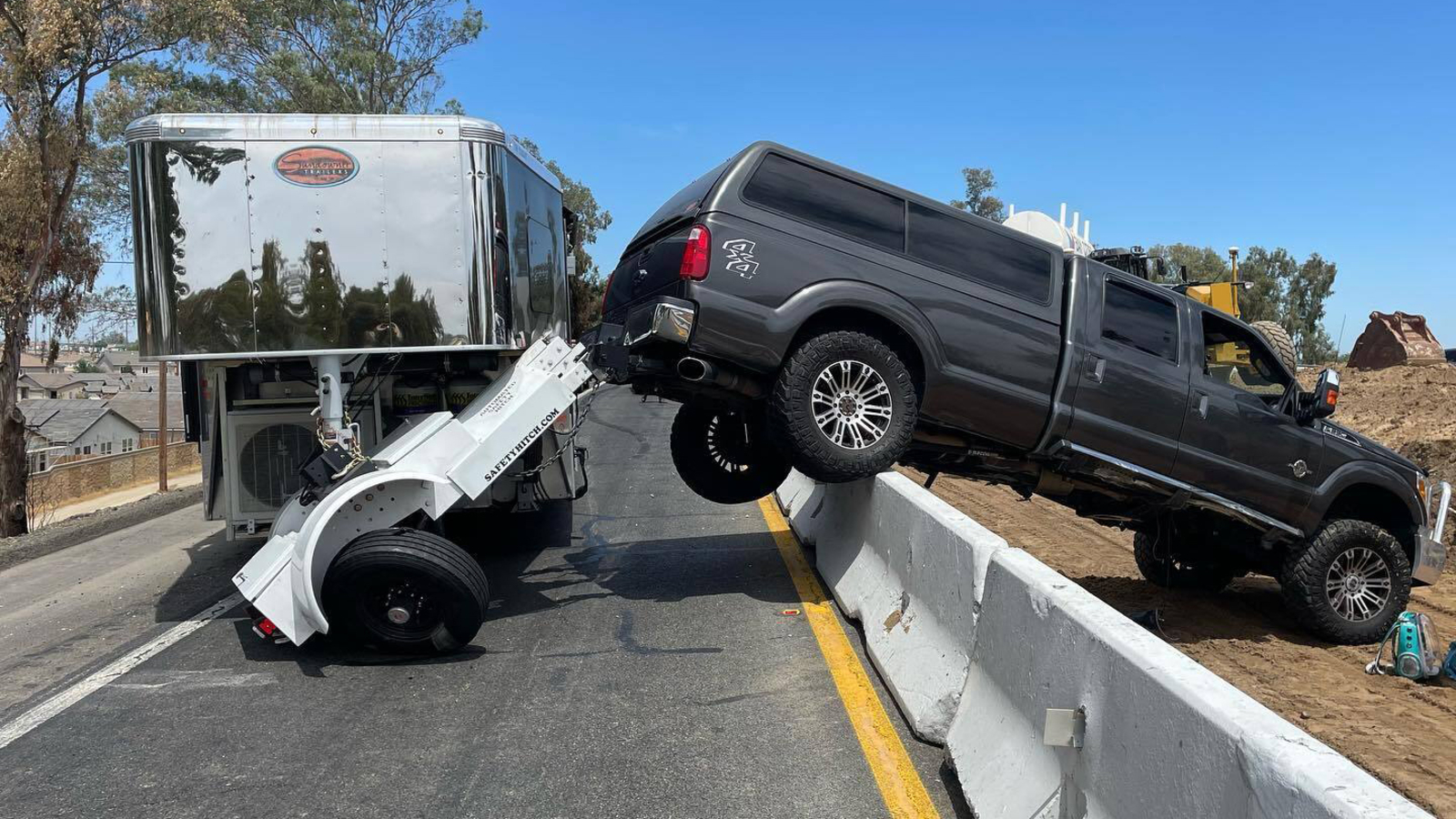 Traffic backed up on Highway 99 and Applegate Rd. in Atwater due to