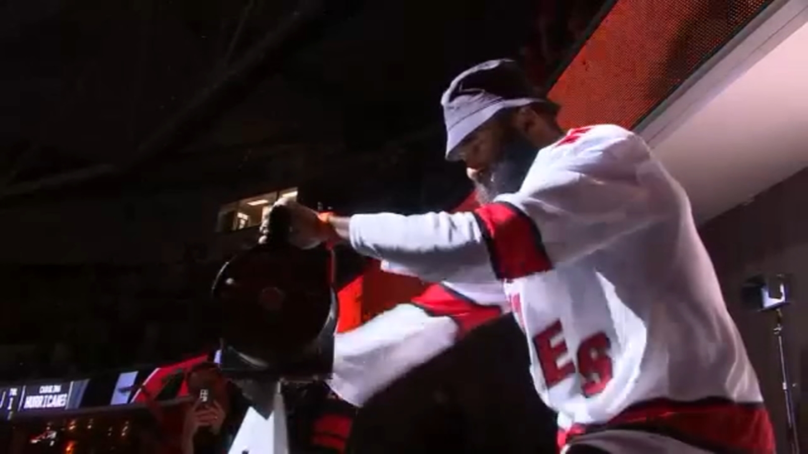 Canes Game 5 Raleigh native, former 'Bachelor' Matt James sounds siren