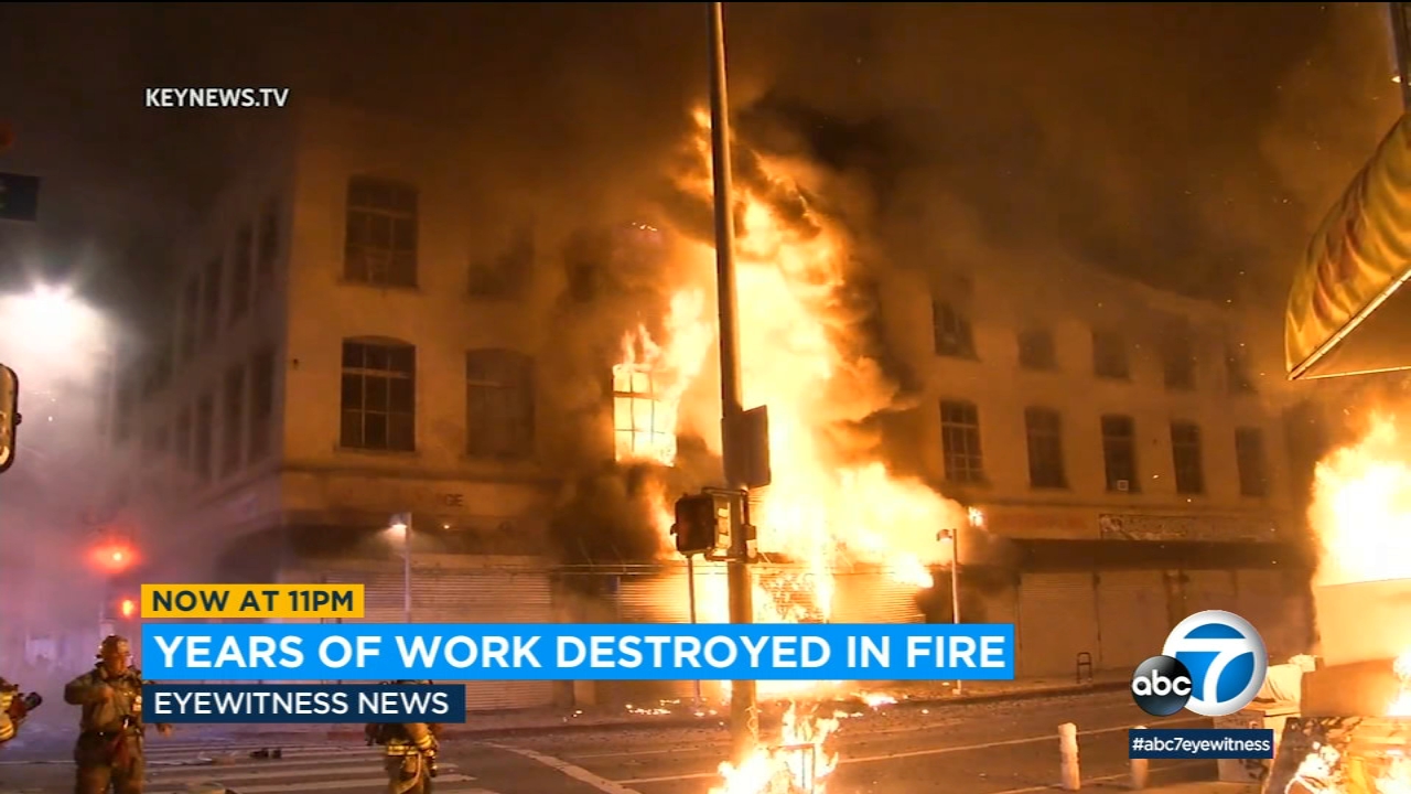 Building Fire Abc7 Los Angeles