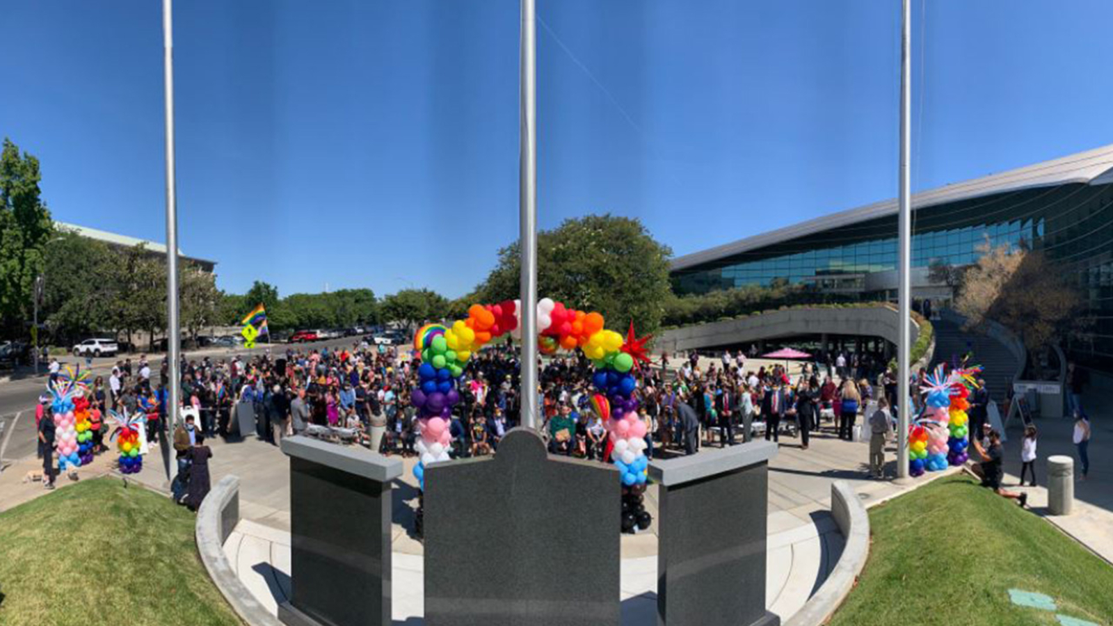 Pride Flag raised at Fresno City Hall for the first time ABC30 Fresno