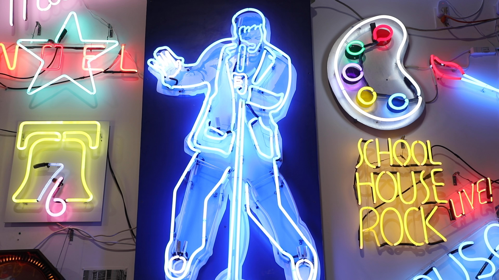 Neon museum of Philadelphia is aglow with more than 100 colorful signs ABC7 Chicago