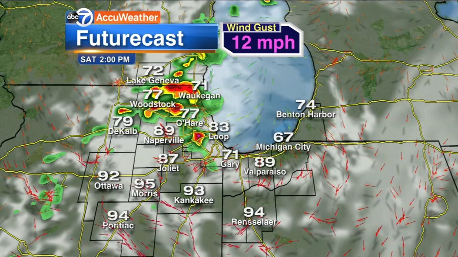 Chicago Weather Mostly Sunny With Several Storms On Saturday Illinois News Today