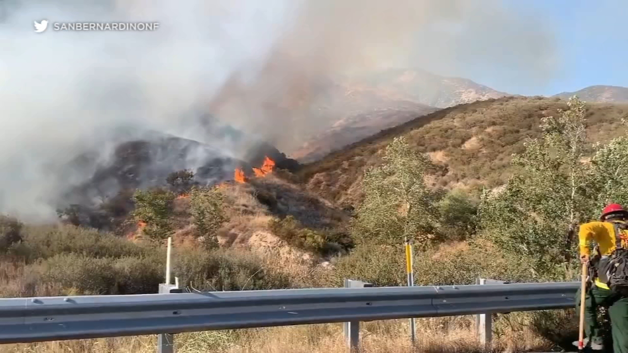 Fire burns 20 acres in San Bernardino National Forest
