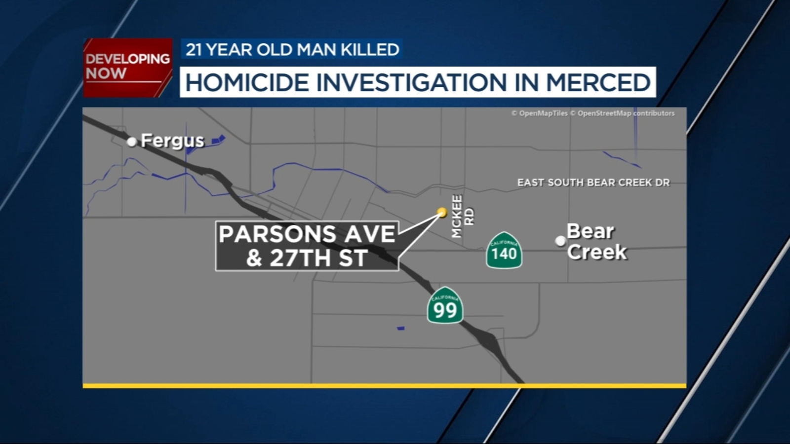 21-year-old man killed in early morning shooting in Merced - ABC30 Fresno