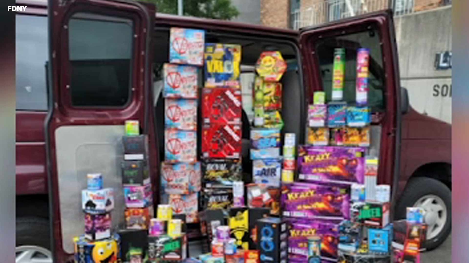 NYC crime 8,000 worth of illegal fireworks seized, 4 arrested in New