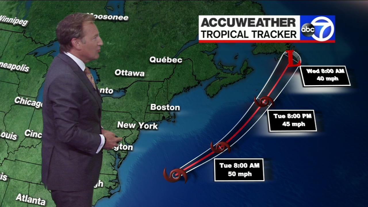 Tropical Storm Bill forms in the Atlantic; Expected to be short-lived