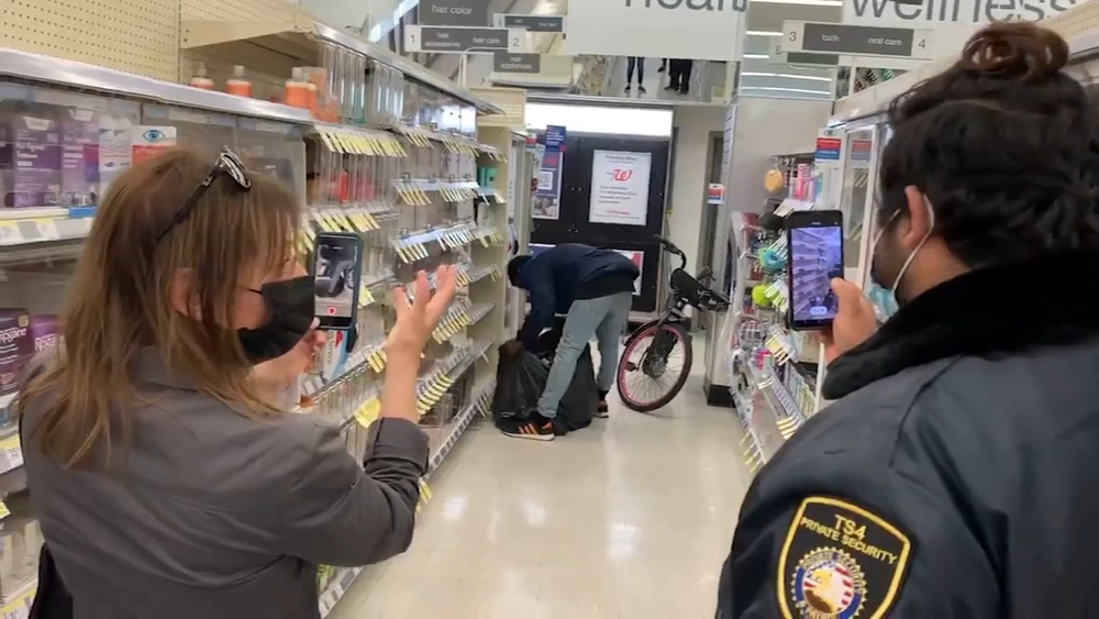 Out-in-the-open theft at SF Walgreens caught on video