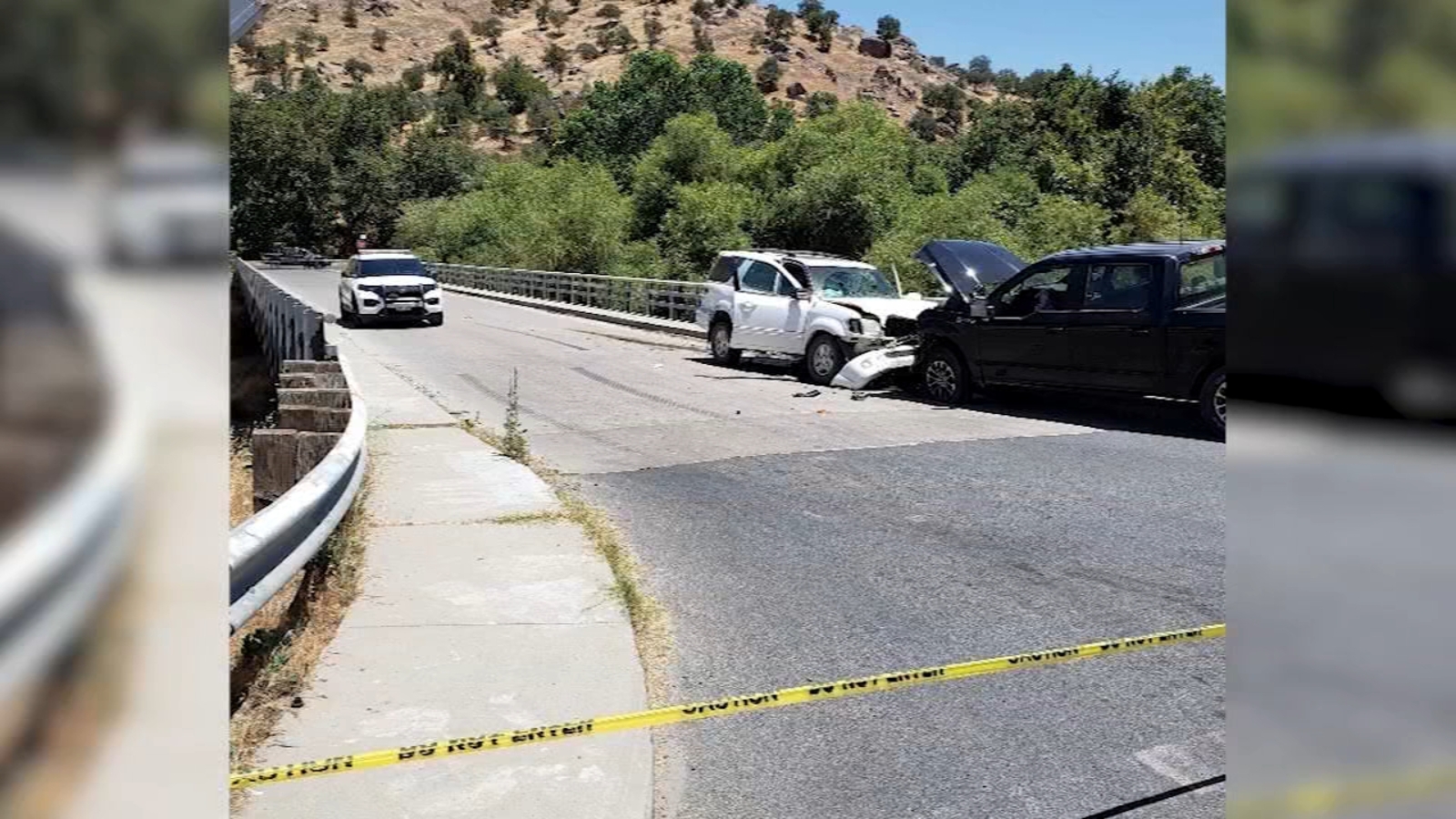 Man intentionally crashes into police car during chase on Tule