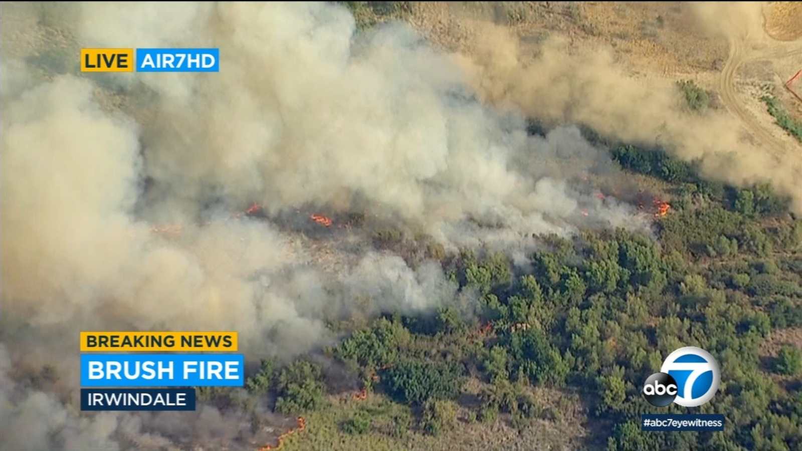 Brush Fire Erupts At Santa Fe Dam Recreation Area In Irwindale California News Times