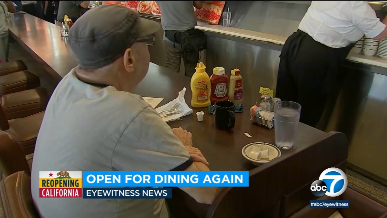 Local restaurants, businesses reopen in LA County