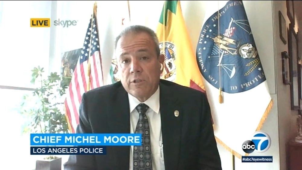 LAPD chief says city keeping tents out of Echo Park Lake