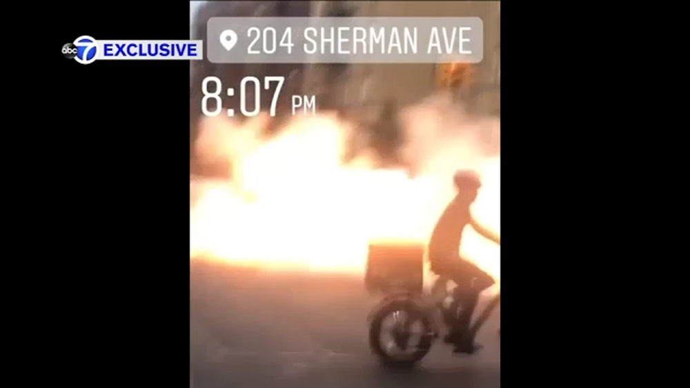 Exlusive: Video shows huge fireworks explosion in Manhattan