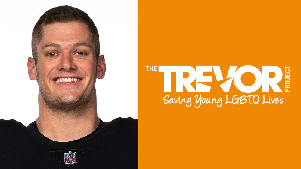 Carl Nassib shines light on The Trevor Project with $100,000 donation