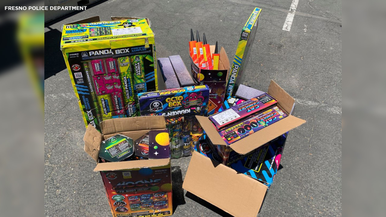 Hundreds of pounds of illegal fireworks seized in Fresno undercover