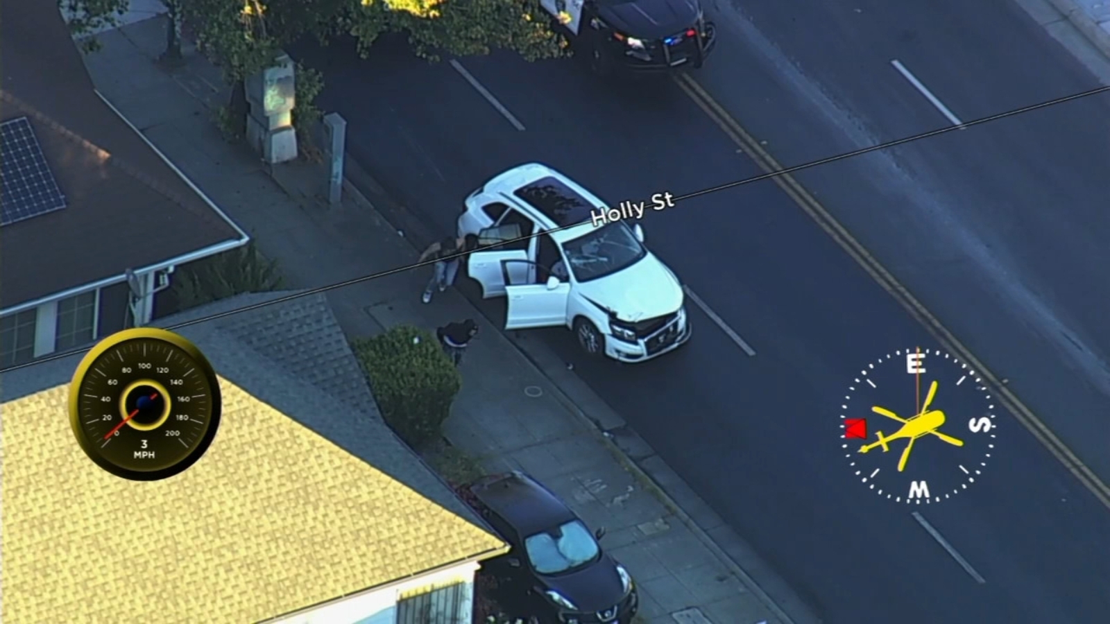 Highspeed chase through East Bay ends in crash, homicide suspect