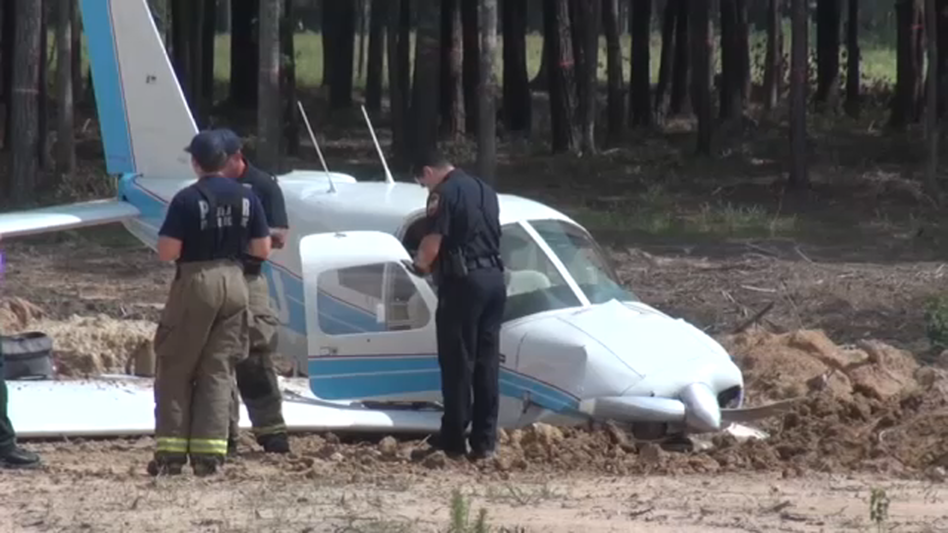 Pilot and passenger walk away safely after small plane crash